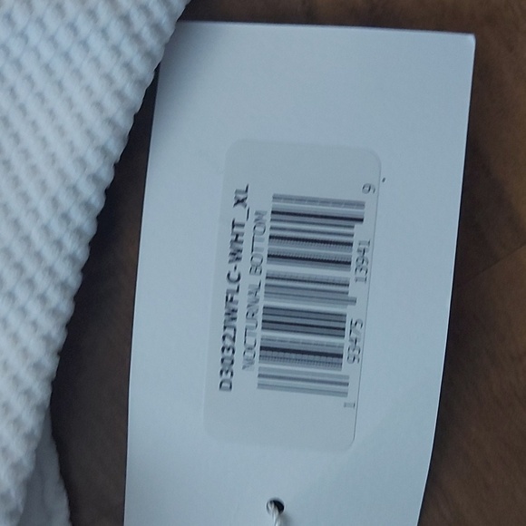 NWT Dippin Daisys Nocturnal Bikini Bottoms. White Textured Cheeky Size XL - Picture 6 of 10